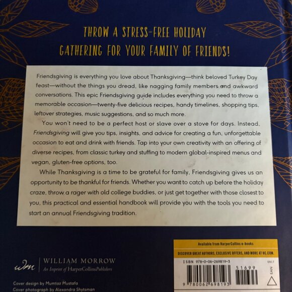 FRIENDSGIVING Cookbook FIRST EDITION Alexandra Shytsman Holidays Recipes NEW!! - Picture 2 of 3